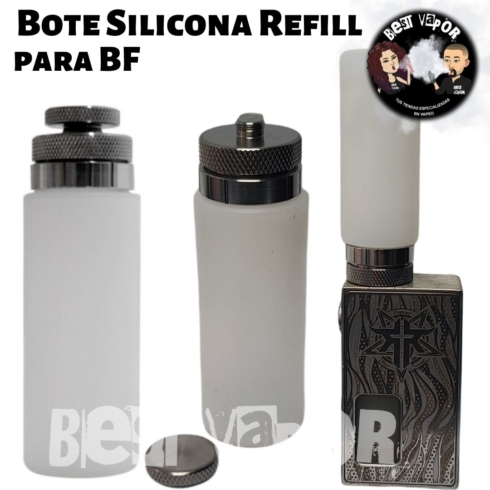Bote de silicona para recarga refill de BF Bottom Feeder en Best Vapor