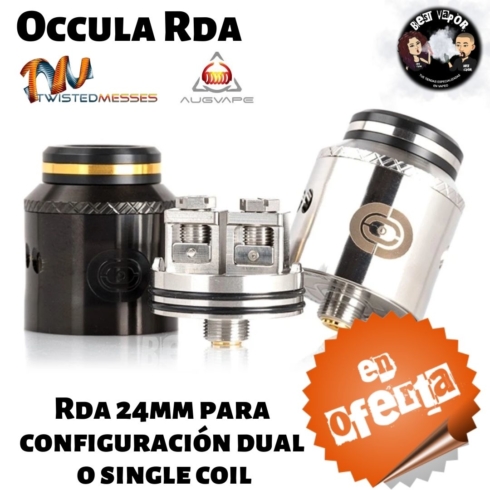 Occula RDA de Twisted Messes y Augvape en Best Vapor - Oferta