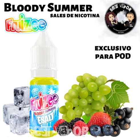 Bloody Summer Sales de nicotina de Fruizee en Best Vapor
