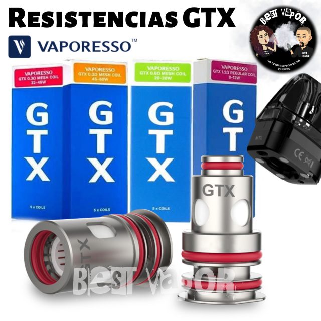 Resistencia GTX de Vaporesso en Best Vapor