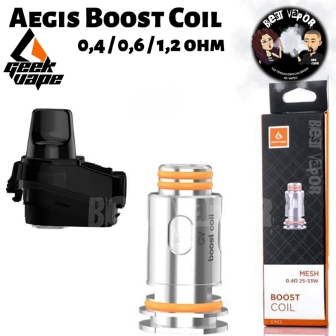 Resistencia Aegis Boost Coil de GeekVape en Best Vapor