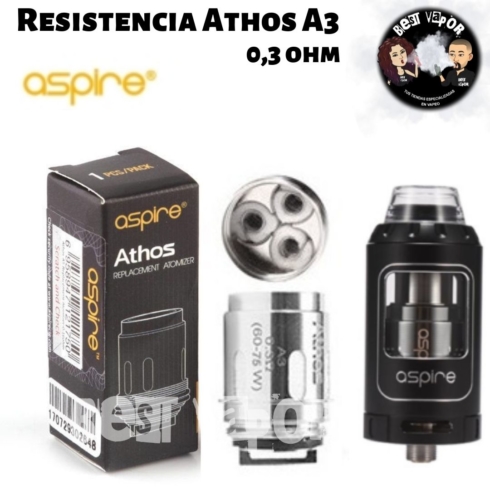 Resistencia Athos A3 aspire en Best Vapor