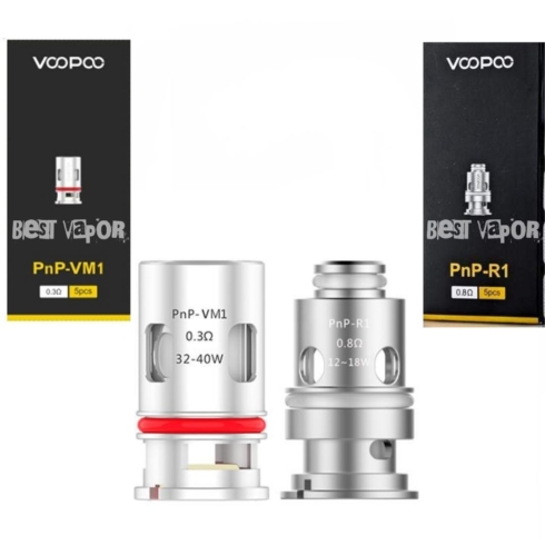Resistencia Drag X VooPoo PnP VM1 0,3 PnP R1 0,8 en Best Vapor