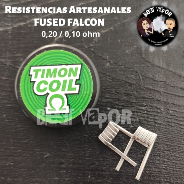 Resistencias Artesanales FUSED FALCON (0,20-0,10 ohm) de Timon Coil en Best Vapor