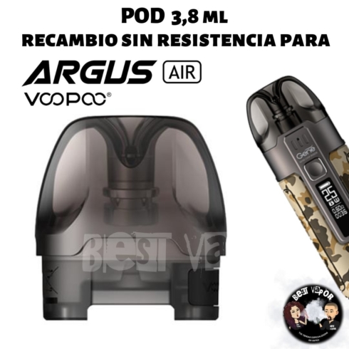 Cartucho PnP vacio 3,8 ml de VooPoo en Best Vapor