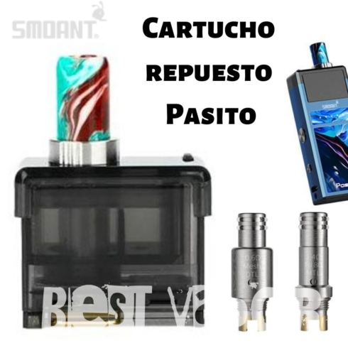 Cartucho Repuesto Recargable Pasito Smoant en Best Vapor