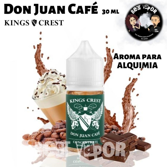 Aroma Don Juan Café 30 ml de Kings Crest en Best Vapor