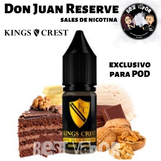 Don Juan Reserve Sales de Nicotina de King Crest en Best Vapor