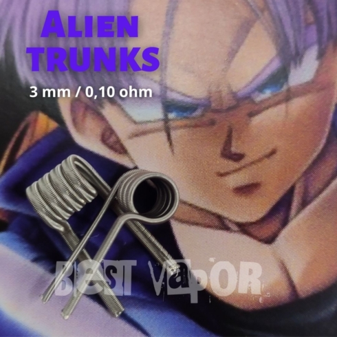 Alien Trunks 0,10 ohm Resistenciales Artesanales de Timon Coil en Best Vapor