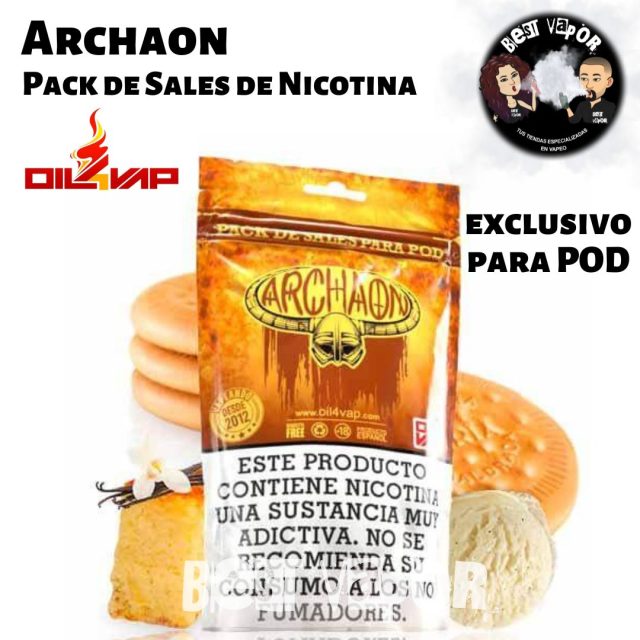 Archaon pack de sales de nicotina de Oil4Vap en Best Vapor