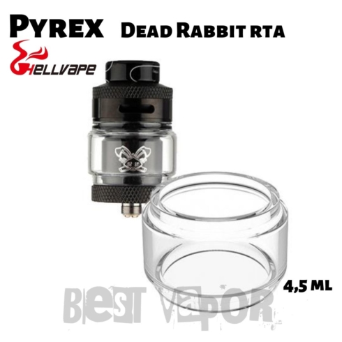 Pyrex recambio para Dead Rabbit RTA de HellVape en Best Vapor