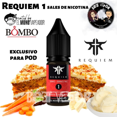 Sales de nicotina Requiem 1 de El Mono Vapeador y Bombo en Best Vapor