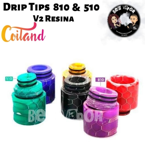 Coiland Drip Tip 810 & 510 V2 de Coiland en Best Vapor