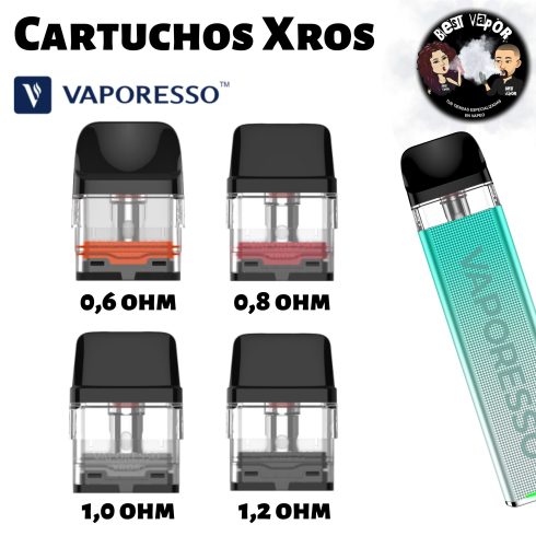 Cartuchos repuesto para Xros de Vaporesso en Best Vapor