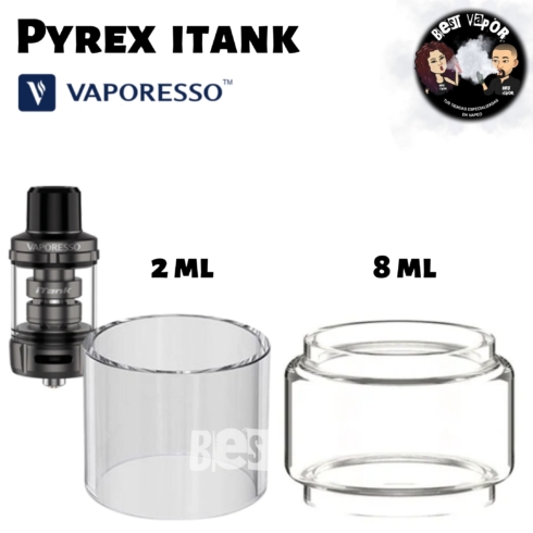 Pyrex de repuesto para iTank de Vaporesso 2ml-8ml en Best Vapor