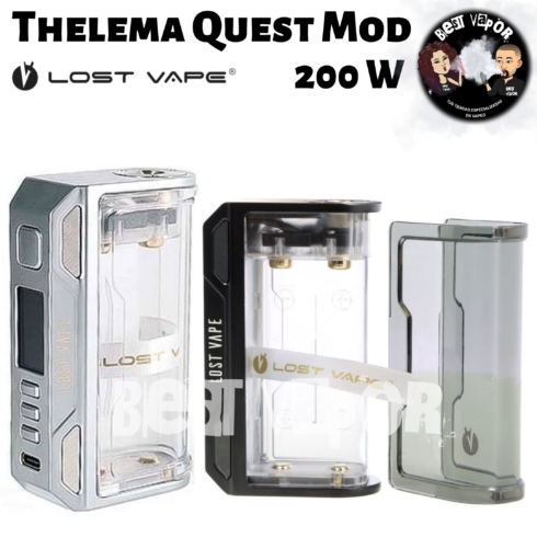 Thelema Quest 200W Mod Clear Edition de Lost Vape en Best Vapor