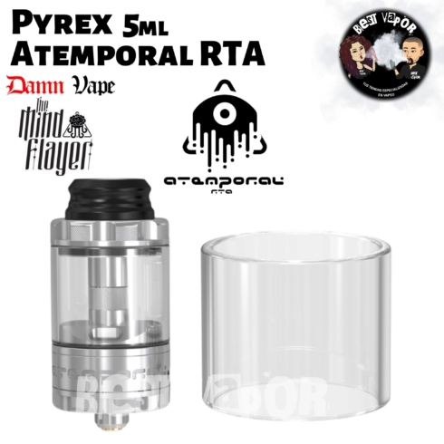 Pyrex 5 ml para Atemporal RTA de The Mind Flayer en Best Vapor