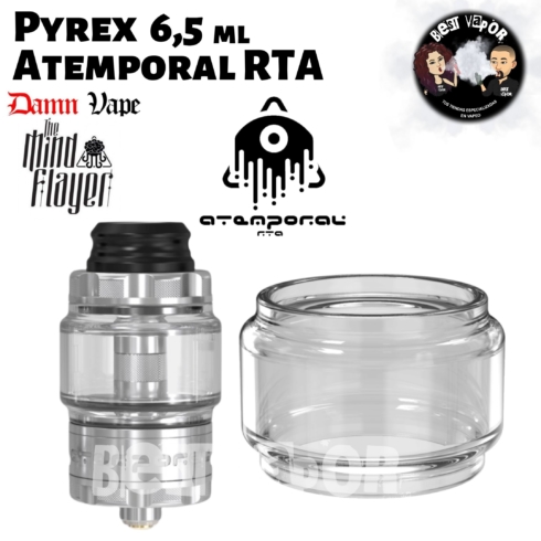 Pyrex 6,5 ml para Atemporal RTA de The Mind Flayer en Best Vapor