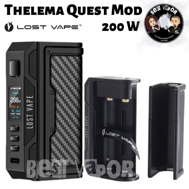 Thelema Quest 200W Mod de Lost Vape en Best Vapor.