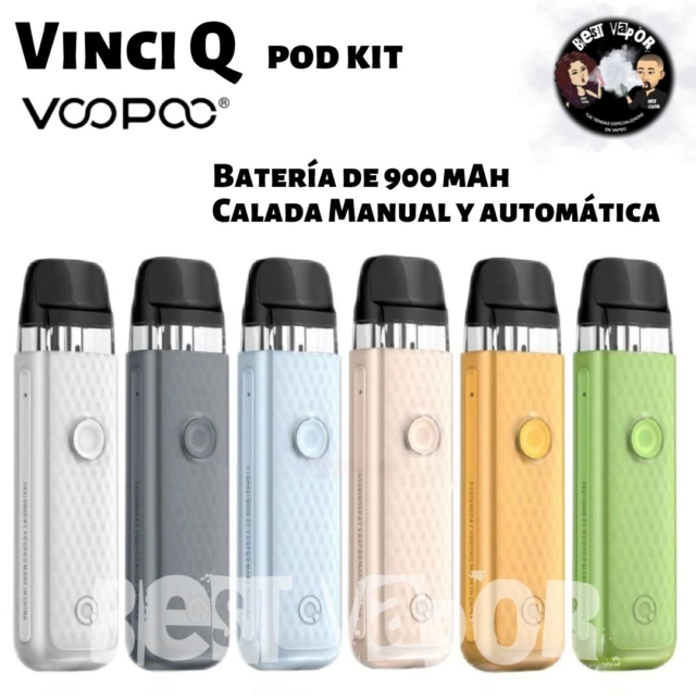Vinci Q Pod Kit de Voopoo en Best Vapor