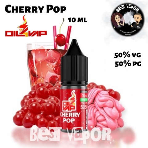 Cherry Pop eliquid 50VG-50PG 10 ml de Oil4Vap en Best Vapor