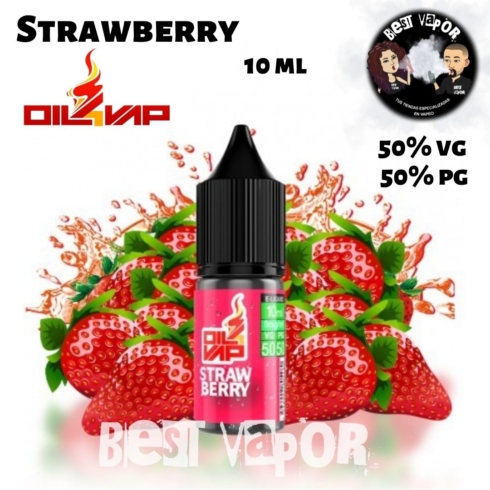 Strawberry eliquid 50VG-50PG 10 ml de Oil4Vap en Best Vapor