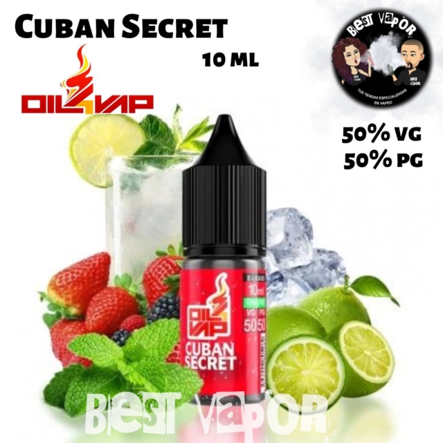 Cuban Secret eliquid 50VG-50PG 10 ml de Oil4Vap en Best Vapor