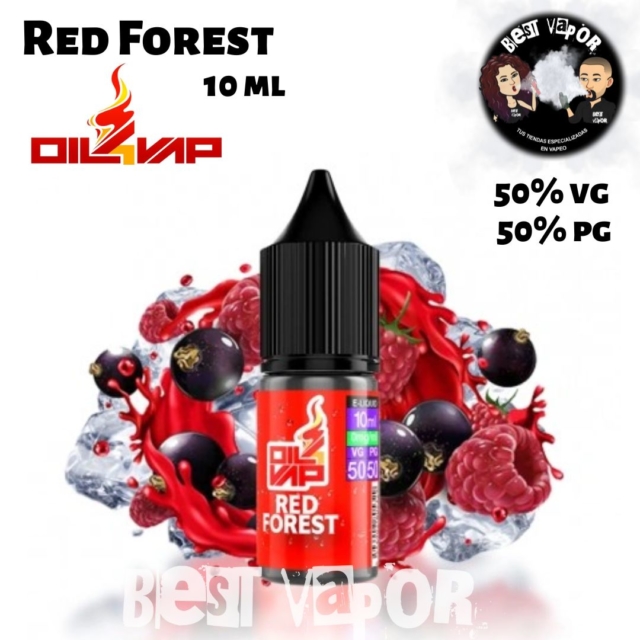 Red Forest eliquid 50VG-50PG 10 ml de Oil4Vap en Best Vapor