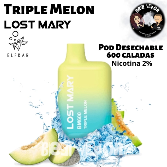 Triple Melon Lost Mary pod desechable en Best Vapor