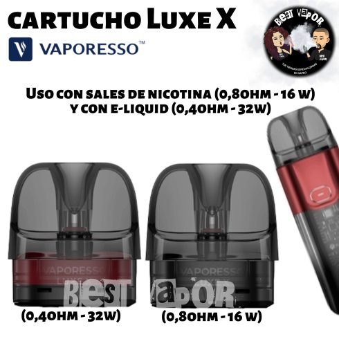 Cartucho repuesto Luxe X de Vaporesso
