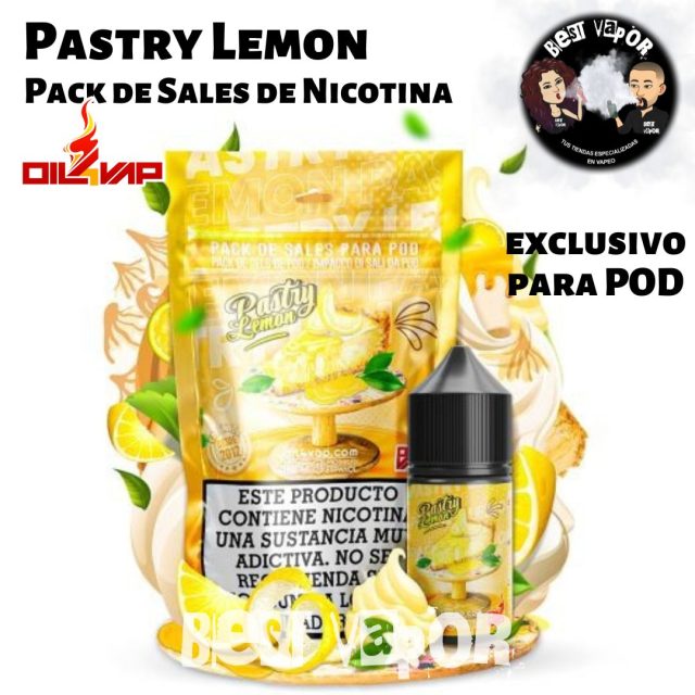 Pastry Lemon pack de sales de nicotina de Oil4Vap en Best Vapor