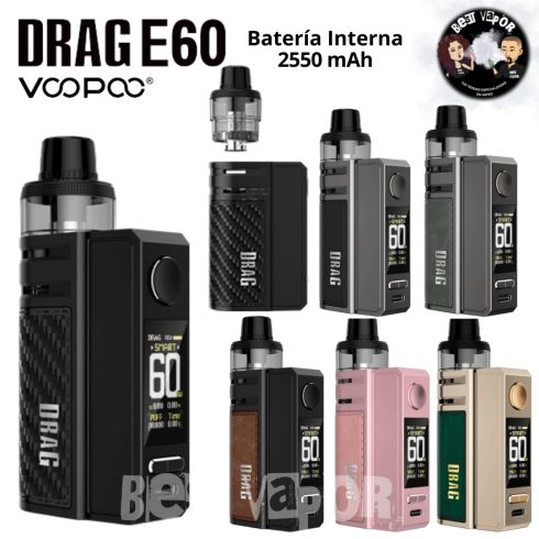 Drag E60 kit de VooPoo en Best Vapor