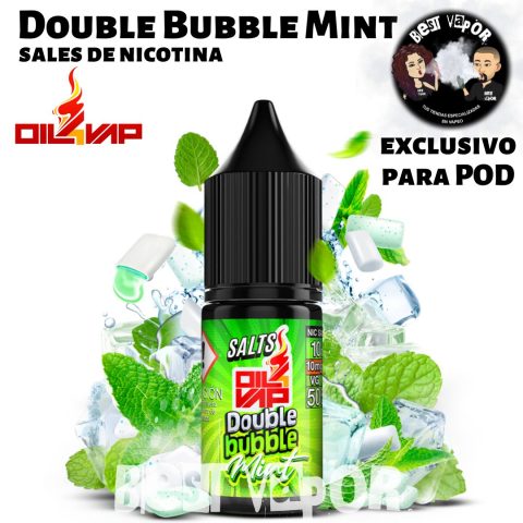 Double Bubble Mint Salts sales de nicotina de Oil4Vap en Best Vapor