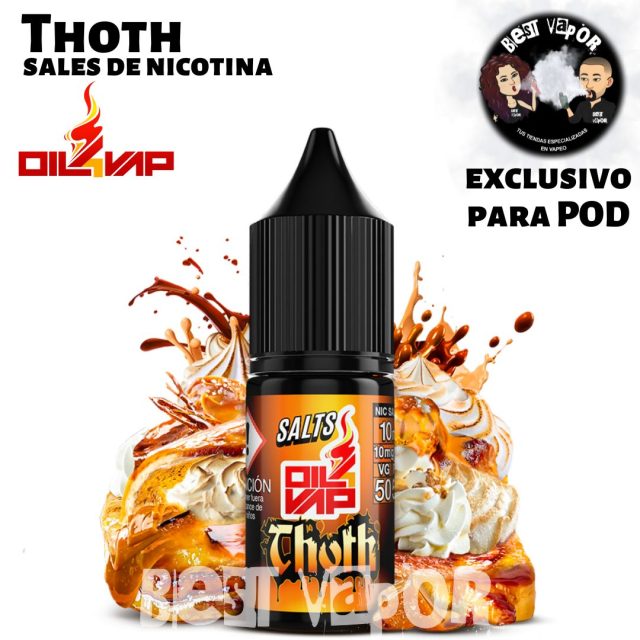 Thoth Salts sales de nicotina de Oil4Vap en Best Vapor