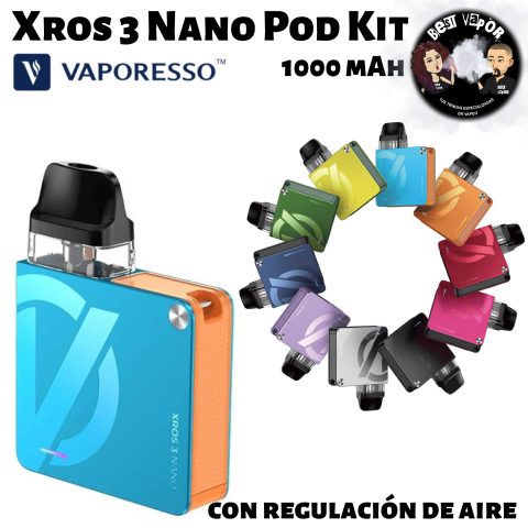 Xros 3 Nano Pod Kit de Vaporesso en Best Vapor
