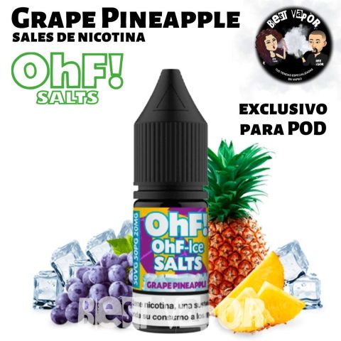Grape Pinneapple sales de nicotina de OhF! salts en Best Vapor
