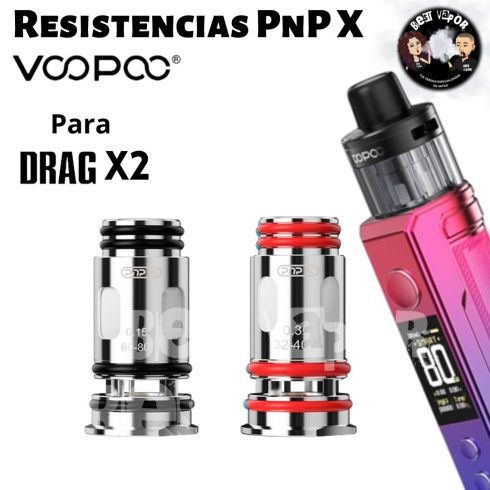 Resistencias PnP X de VooPoo en Best Vapor
