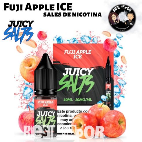 Fuji Apple Ice sales de nicotina de Juicy Salts en Best Vapor