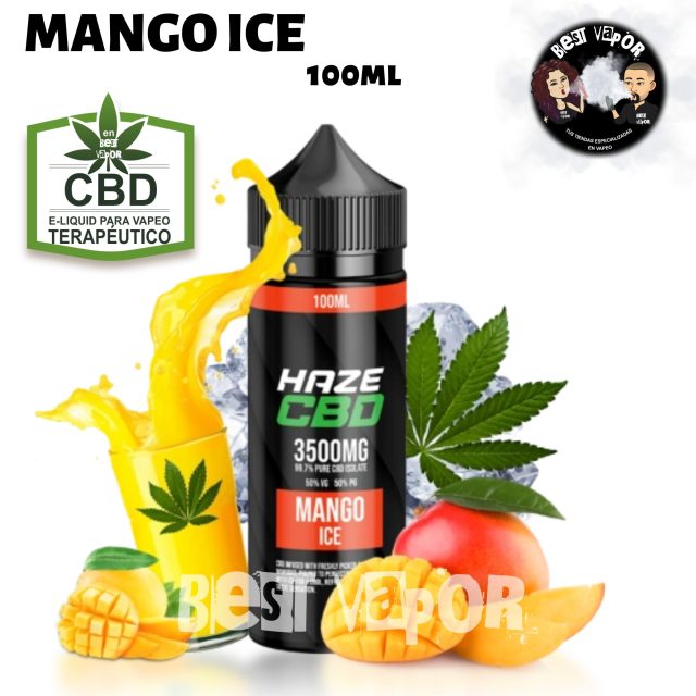 Mango Ice de Haze CBD en Best Vapor