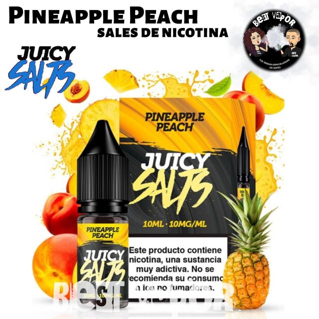 Pineapple Peach sales de nicotina de Juicy Salts en Best Vapor