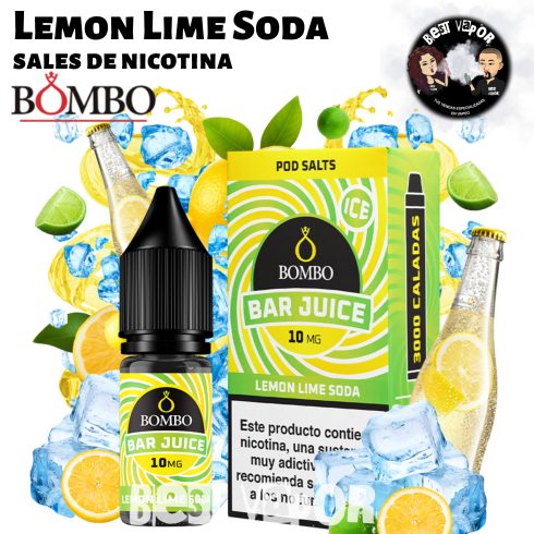 Lemon Lime Soda sales de nicotina de Bombo Bar Juice en Best Vapor