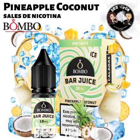 Pineapple Coconut sales de nicotina de Bombo Bar Juice en Best Vapor