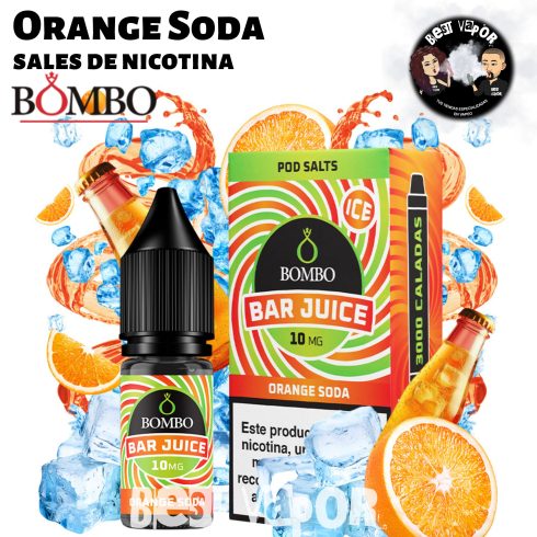 Orange Soda sales de nicotina de Bombo Bar Juice en Best Vapor