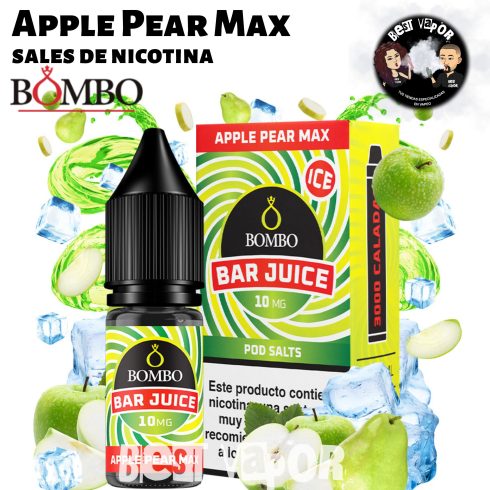 Apple Pear Max sales de nicotina de Bombo Bar Juice en Best Vapor
