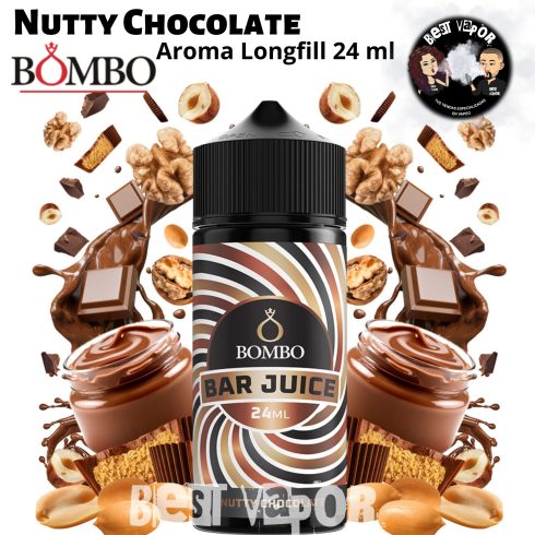 Nutty Chocolate Aroma Longfill 24ml de Bombo Bar Juice en Best Vapor