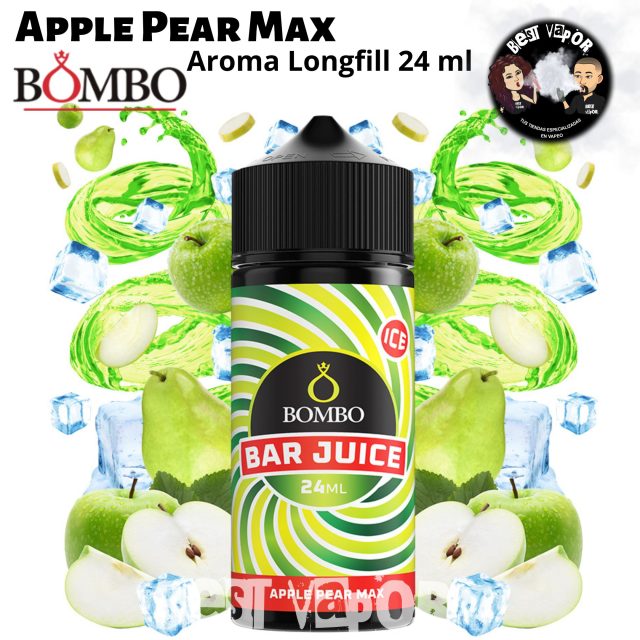 Apple Pear Max Aroma Longfill 24ml de Bombo Bar Juice en Best Vapor