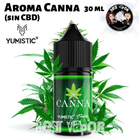 Aroma Canna 30ml sin CBD de Yumistic en Best Vapor