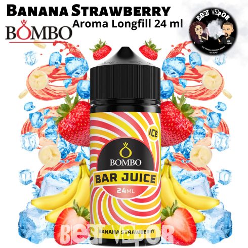 Banana Strawberry Aroma Longfill 24ml de Bombo Bar Juice en Best Vapor