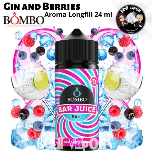 Gin and Berries Aroma Longfill 24ml de Bombo Bar Juice en Best Vapor
