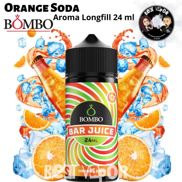 Orange Soda Aroma Longfill 24ml de Bombo Bar Juice en Best Vapor